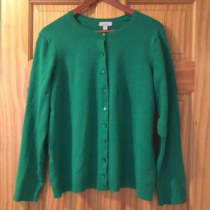 Beautiful Green Cardigan - Size 2X